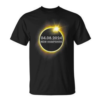 Solar Eclipse 2024 State New Hampshire Total Solar Eclipse T-Shirt - Thegiftio UK