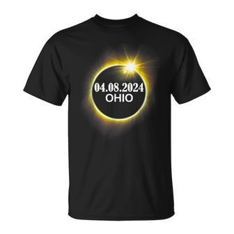 Solar Eclipse 2024 State Ohio Total Solar Eclipse States T-Shirt - Monsterry UK