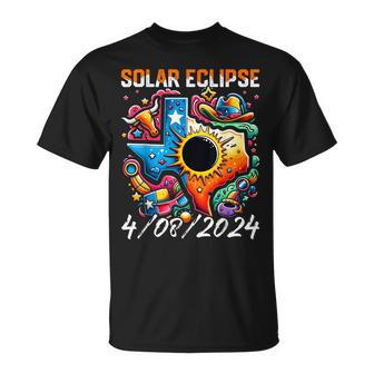 Solar Eclipse 2024 Texas 40824 Solar Eclipse T-Shirt - Seseable