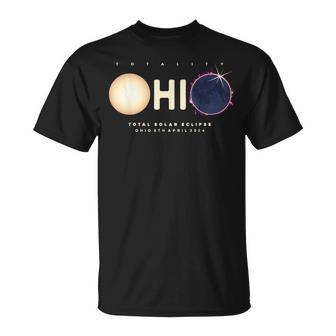 Solar Eclipse 2024 Total Eclipse Ohio North America Graphic T-Shirt - Thegiftio UK