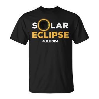 Solar Eclipse 2024 Total Solar Eclipse Phases April 8Th T-Shirt - Monsterry