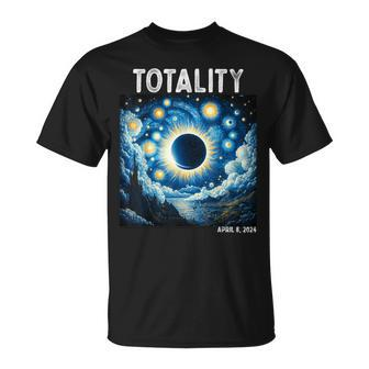 Solar Eclipse 2024 Totality April 8Th Astronomy Science T-Shirt - Monsterry CA