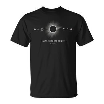 Solar Eclipse 2024 I Witnessed Total T-Shirt | Mazezy