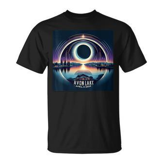 Solar Eclipse Avon Lake Ohio April 8 2024 T-Shirt - Seseable
