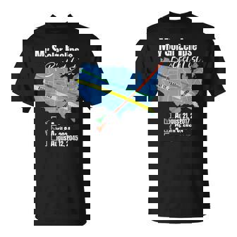My Solar Eclipse Bucket List Total Eclipse April 2024 Sun T-Shirt - Seseable