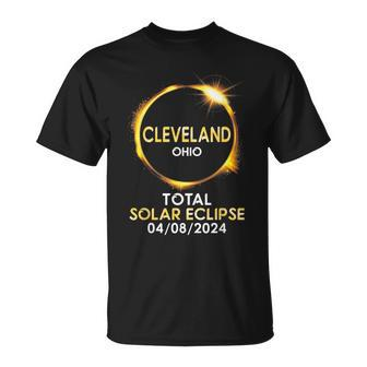 Solar Eclipse Cleveland Ohio Total Solar Eclipse 04 08 2024 T-Shirt - Monsterry DE