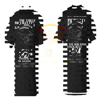 Solar Eclipse Path Of Totality Solar Eclipse April 8 2024 T-Shirt | Mazezy