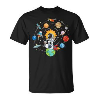 Solar System Planets Science Space Astronaut Universe Galaxy T-Shirt - Thegiftio UK