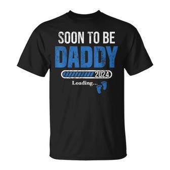 Soon To Be Daddy 2024 Est 2024 Father's Day First Time Dad T-Shirt - Monsterry