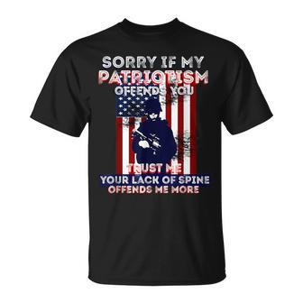 Sorry If My Patriotism Offends You Patriotic America T-Shirt - Monsterry AU