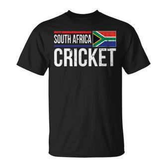 South Africa Cricket Flag Jersey Match Tournament Fan T-Shirt - Monsterry AU