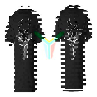 South African Bokke Rugby South Africa Flag Colors T-Shirt - Thegiftio