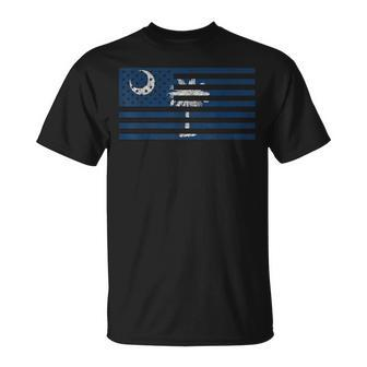 South Carolina State Flag United States American Flag T-Shirt - Monsterry CA