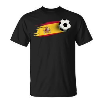 Spain Flag Jersey Spanish Soccer Team Spanish T-Shirt - Monsterry