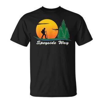 Speyside Way Wanderweg Wege Flüsse T-Shirt - Seseable