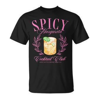 Spicy Margarita Cocktail Club Social Club Spicy Marg Womens T-Shirt - Seseable