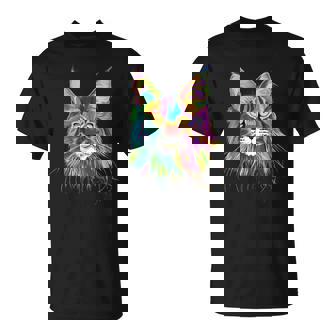 Splash Maine Coon Chat T-Shirt - Cadeauxyz
