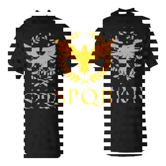 Spqr Roma Roma Regalo Antiguo Camiseta unisex - Regaloses