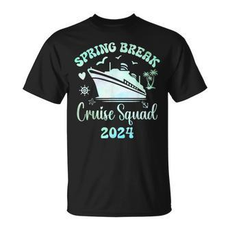 Spring Break Cruise Squad 2024 Trip Family Matching Vacation T-Shirt - Thegiftio UK