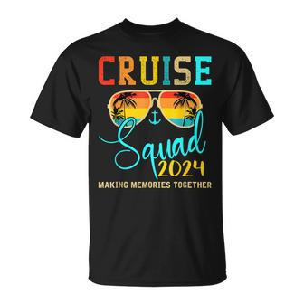 Squad Crew Cruise 2024 Summer Vacation Matching Family Group T-Shirt - Monsterry