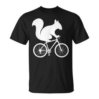 Squirrel Riding Bike Mtb Cycling T-Shirt - Monsterry CA