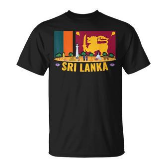 Sri Lanka Flag And Friendship T-Shirt - Seseable