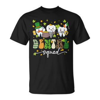 St Patrick Day Dental Squad Saint Paddys Th Irish Dentist T-Shirt - Monsterry
