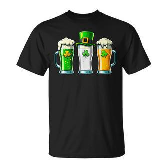 St Patrick Day Irish Ireland Flag Green Beer Lover Women T-Shirt | Mazezy CA