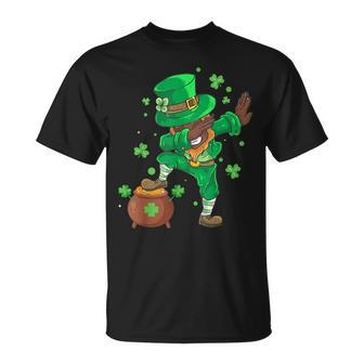 St Patrick's Day Dabbing Cool African American Dab Dance T-Shirt | Mazezy