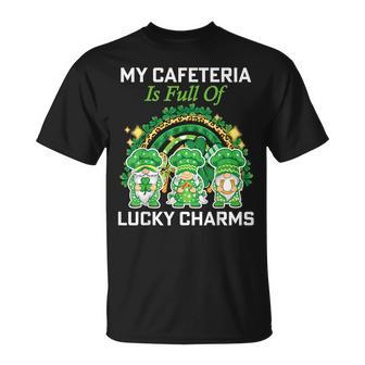 St Patrick's Day Lunch Lady Chef My Cafeteria Workers T-Shirt - Monsterry DE