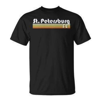 St Petersburg Pete Florida Retro Style Vintage Pride 80S T-Shirt - Monsterry DE