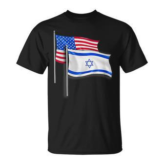 I Stand With Israel Israeli Palestinian Conflict Pro Israel T-Shirt - Seseable