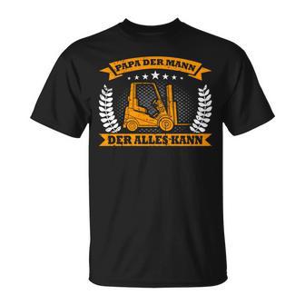 Staplerfahrerater Sohnatertag Lagerist Stapler T-Shirt - Geschenkecke