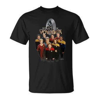 Star Trek Voyager Property Of USS Voyager 25 Gold 2 T-Shirt - Seseable