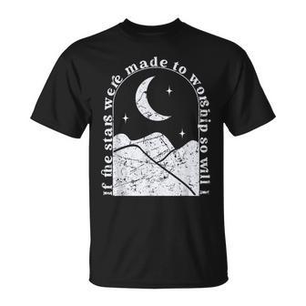 If The Stars Were Made To Worship So Will I Christian Boho T-Shirt - Monsterry