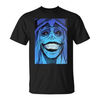 Statue Of God Smiling Menacingly Solo Leveling T-Shirt - Monsterry