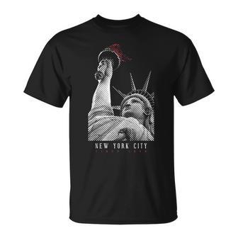 Statue Of Liberty New York City Nyc Ny Usa America Souvenir T-Shirt - Monsterry