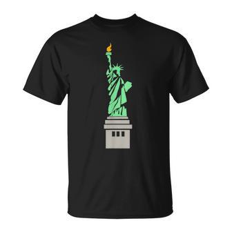 Statue Of Liberty T Nyc Statue T-Shirt - Monsterry