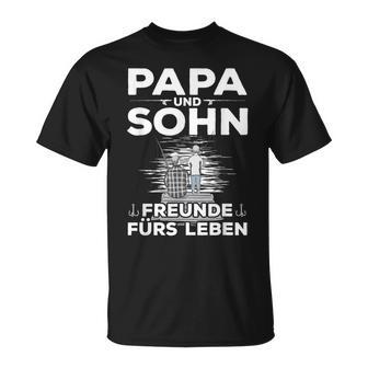 Stolzer Papa Sohn Angeln Partnerlook Boss T-Shirt - Geschenkecke