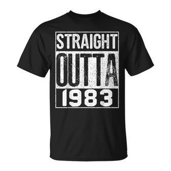 Straight Outta 1983 Great Birthday T-Shirt - Monsterry