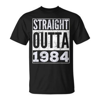Straight Outta 1984 Birthday T-Shirt - Monsterry CA