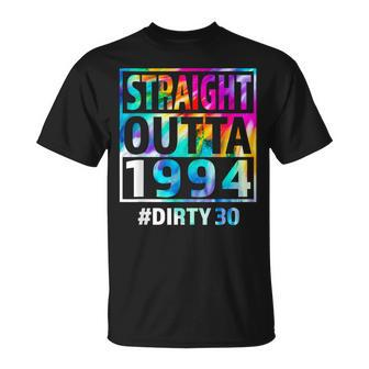 Straight Outta 1994 Dirty Thirty 30Th Birthday T-Shirt - Seseable