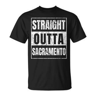 Straight Outta Sacramento California T-Shirt - Monsterry UK