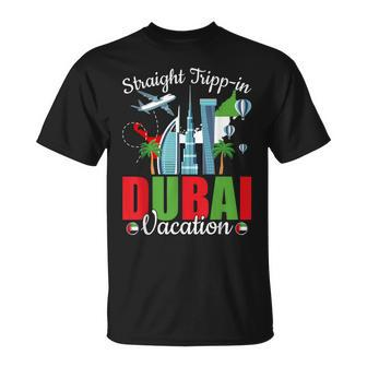Straight Tripp-In Dubai Group Vacation Matching Crew T-Shirt - Seseable