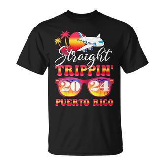 Straight Trippin' 2024 Family Vacation Puerto Rico Matching T-Shirt - Seseable