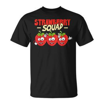 Strawberry Squad Strawberries Berry Fruit Lover T-Shirt - Thegiftio