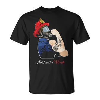 Strong Firefighter T-Shirt | Mazezy