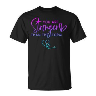 You Are Stronger Than The Storm Christian T-Shirt - Thegiftio UK