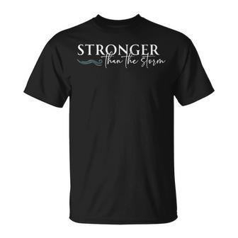Stronger Than The Storm Inspirational Motivational T-Shirt - Seseable