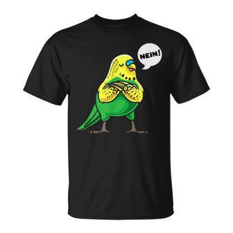 Sturer Budgie Parrot T-Shirt - Seseable